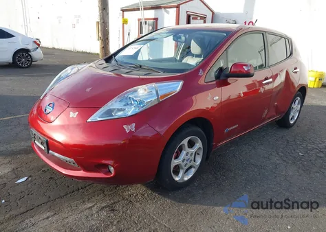 2012 Nissan Leaf Sl из США, поврежденный, VIN JN1AZ0CP5CT025999